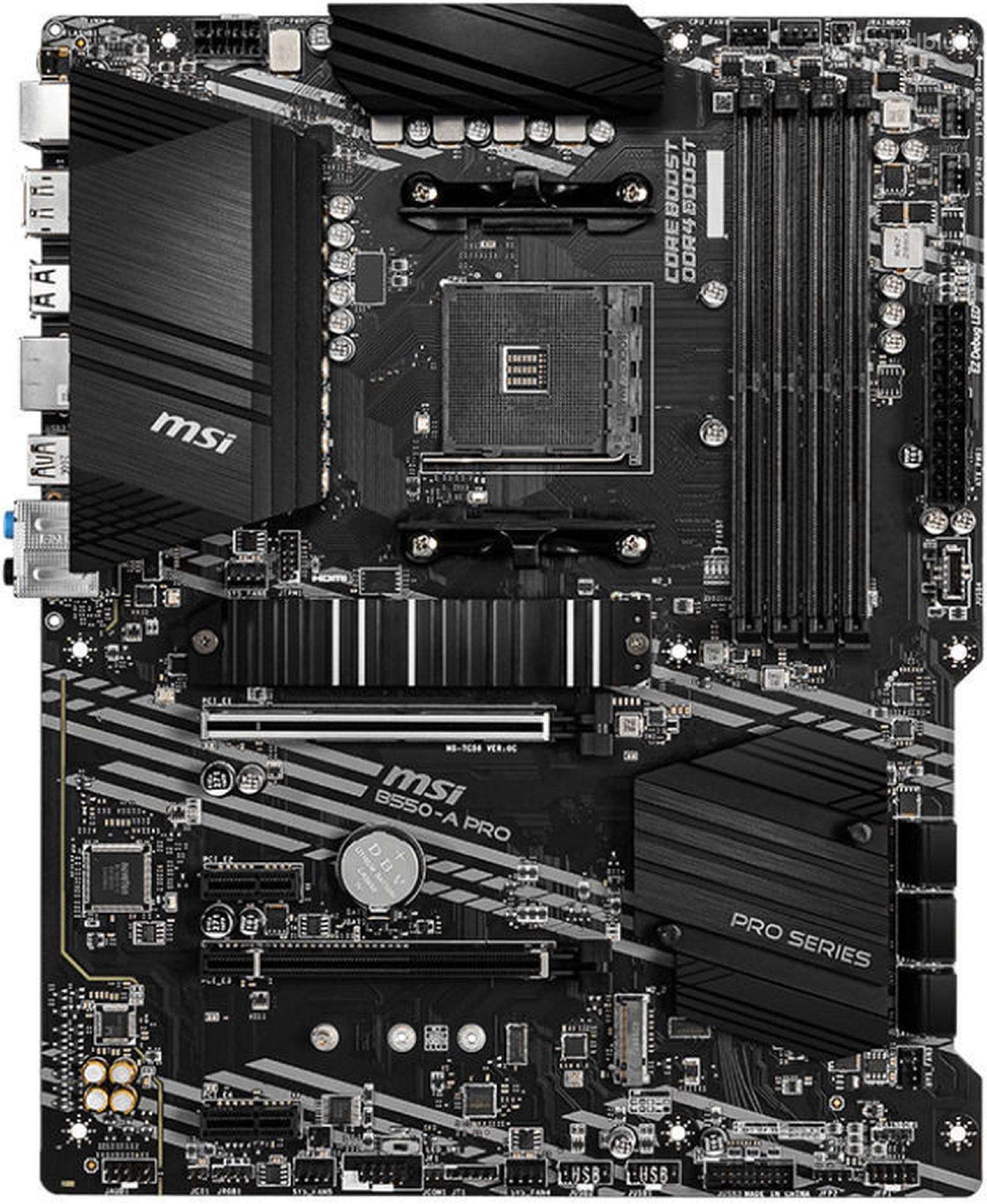 Pagrindinė plokštė Msi B550-a Pro*