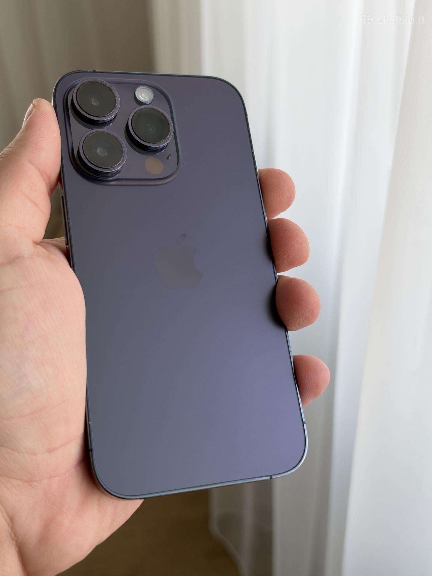 iPhone 14 Pro 256gb Deep Purple – labai gera būklė