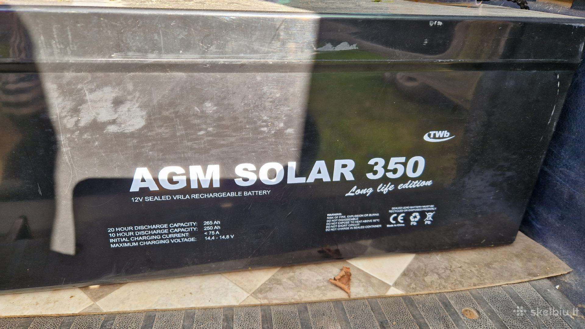 Twb Agm Solar 350