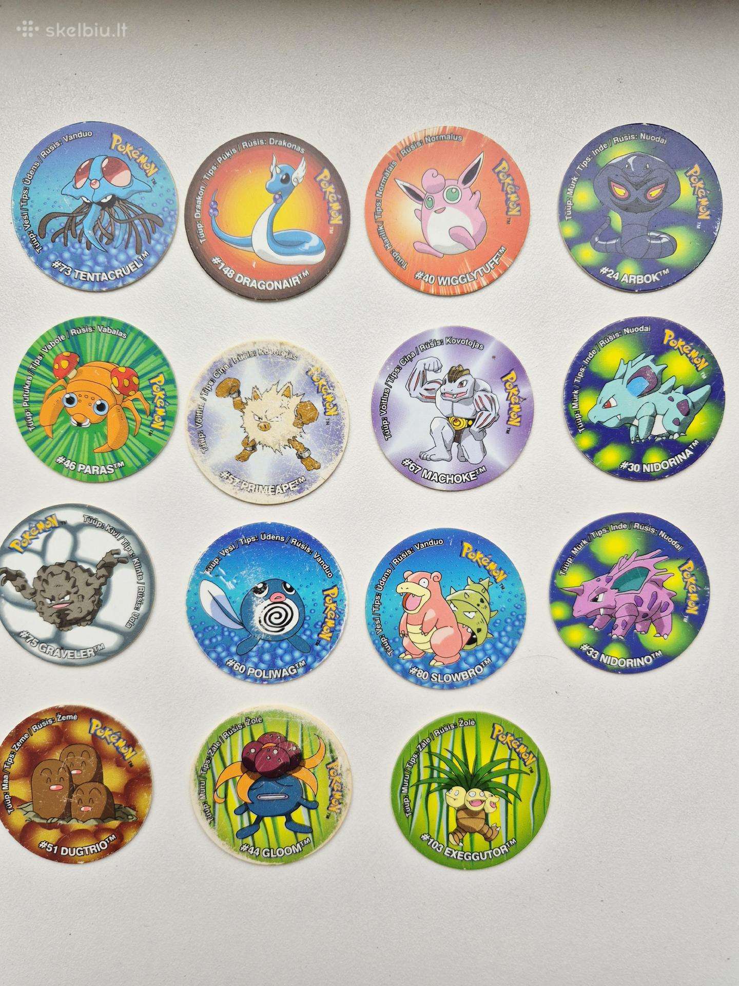 58 Pokemon Tazo
