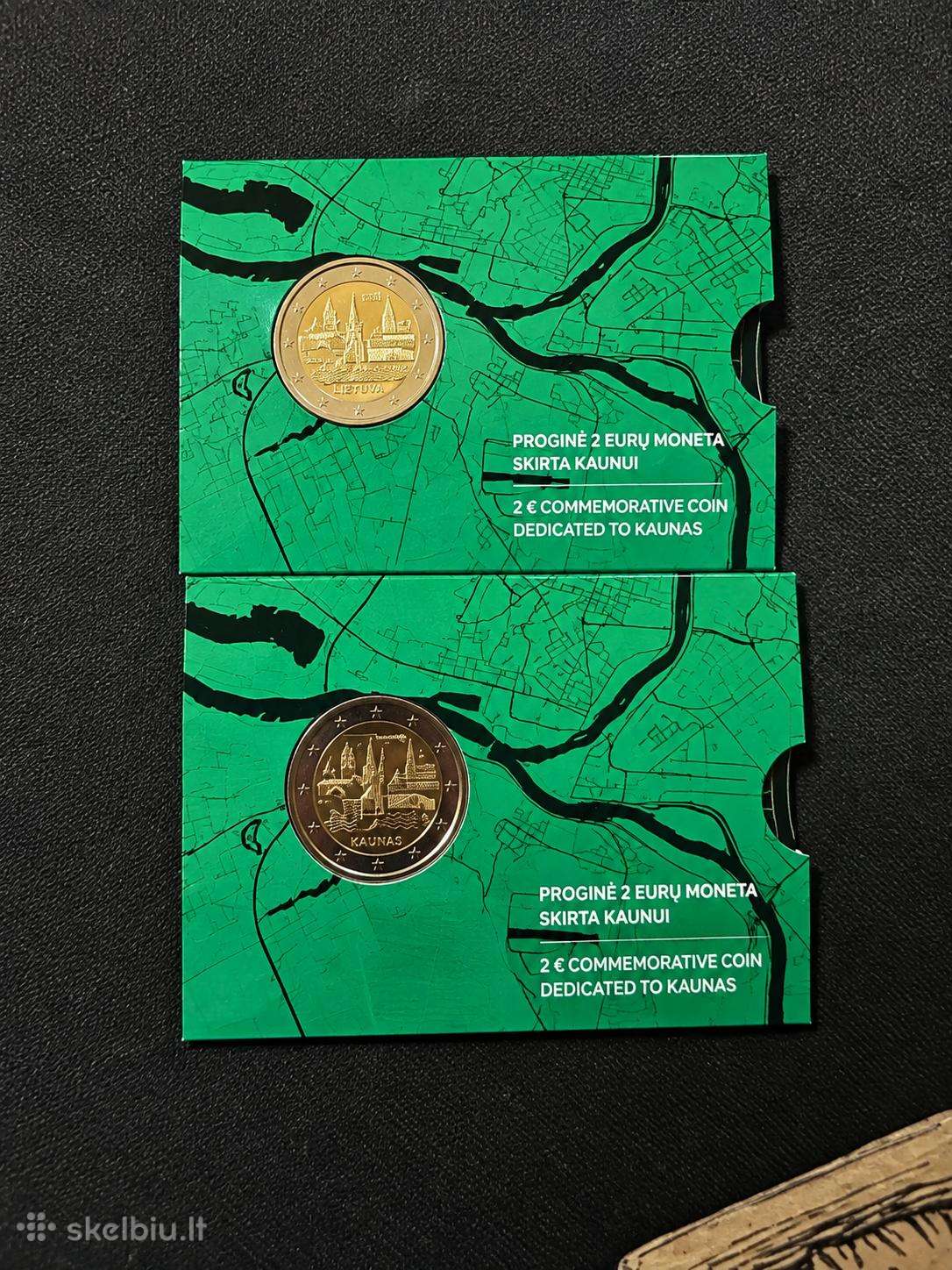 2 eur Bu Kortelė skirta Kaunui
