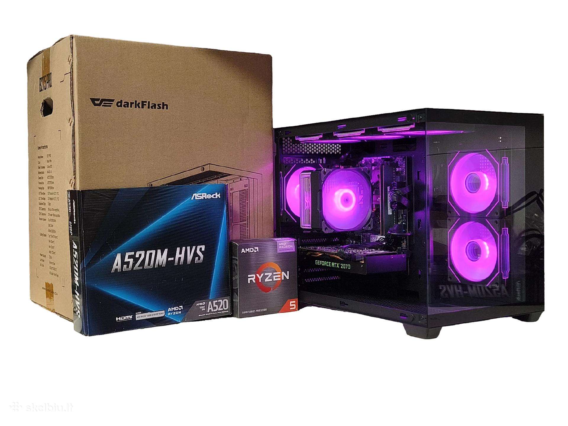 Ryzen 5 5500 Rtx 2070 8gb RAM 16gb 512gb + HDD s/f