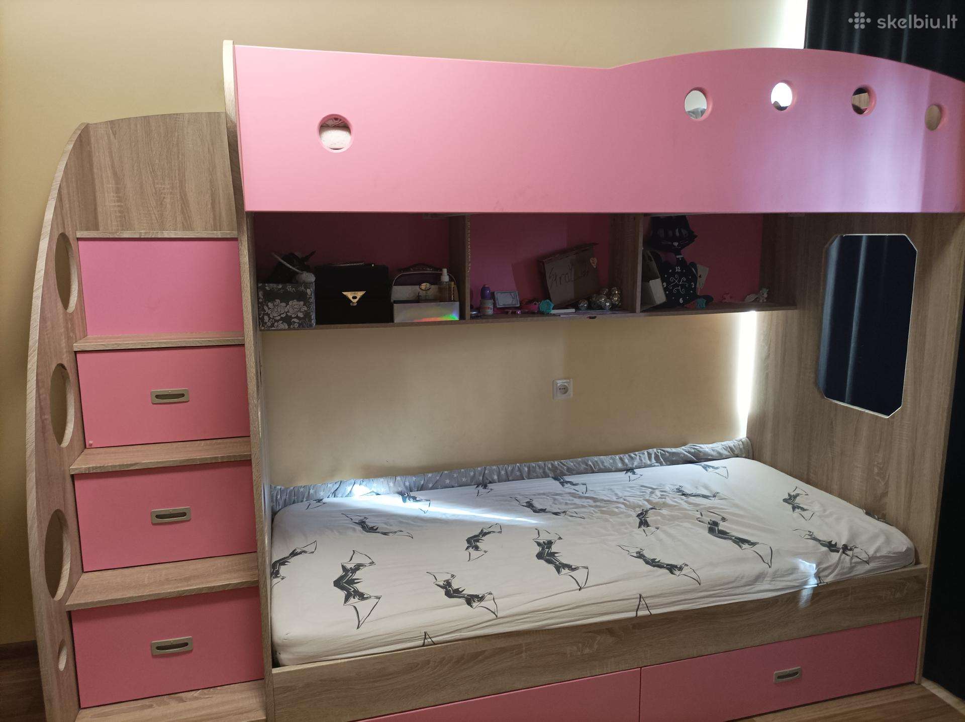 Dviaukštė lova 200x90