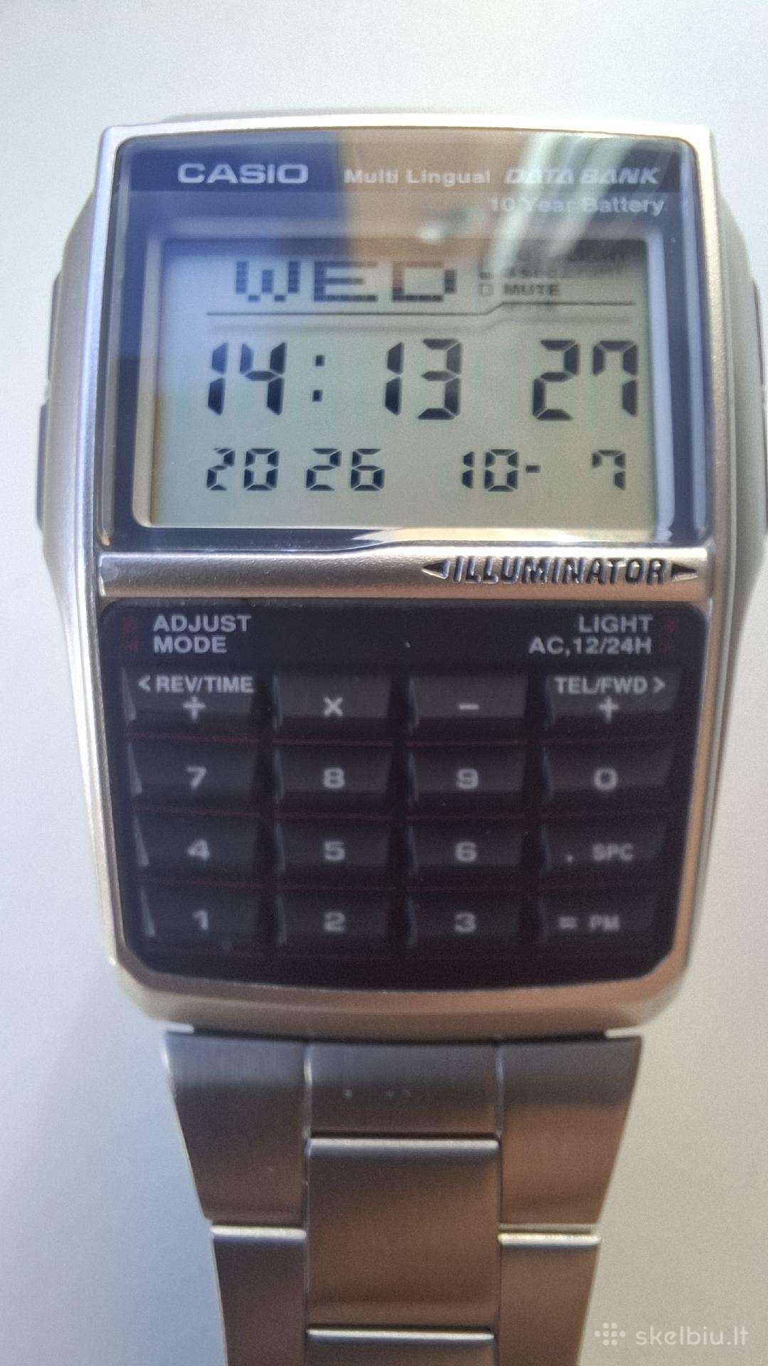 Du Casio laikrodžiai