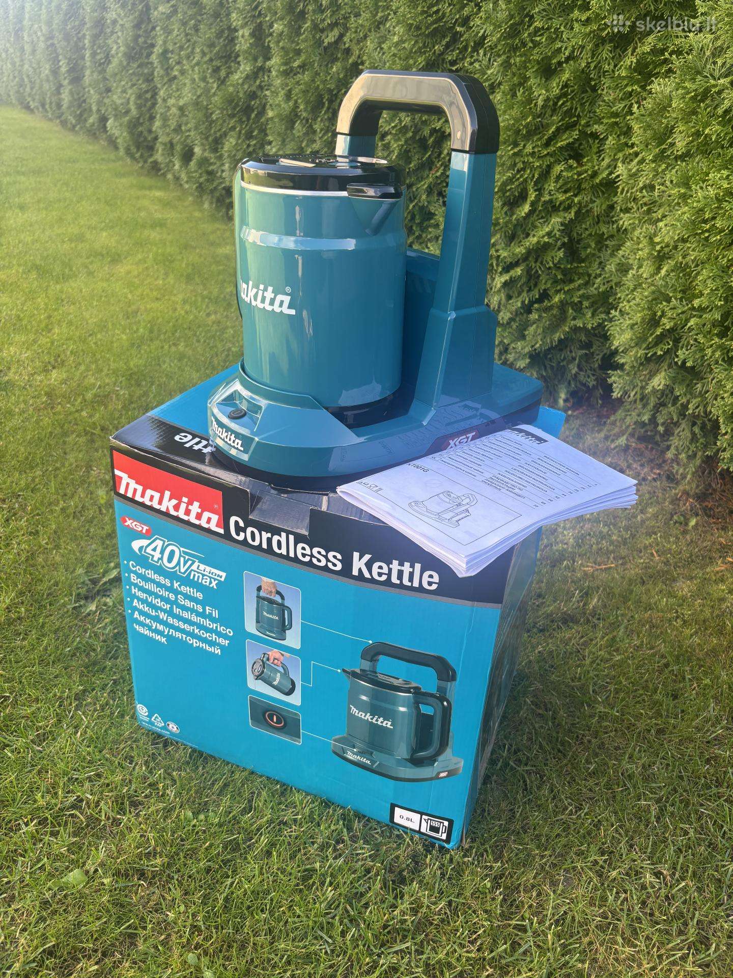 Makita akumuliatorinis virdulys