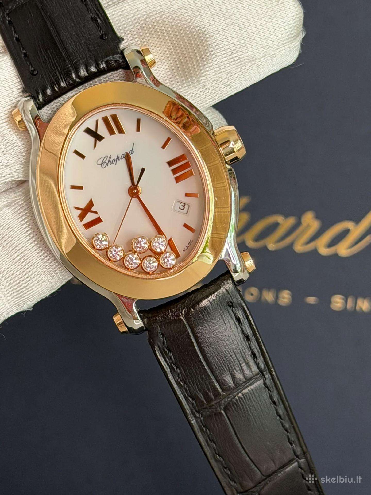 Chopard Happy Sport Oval, 18k laikrodis