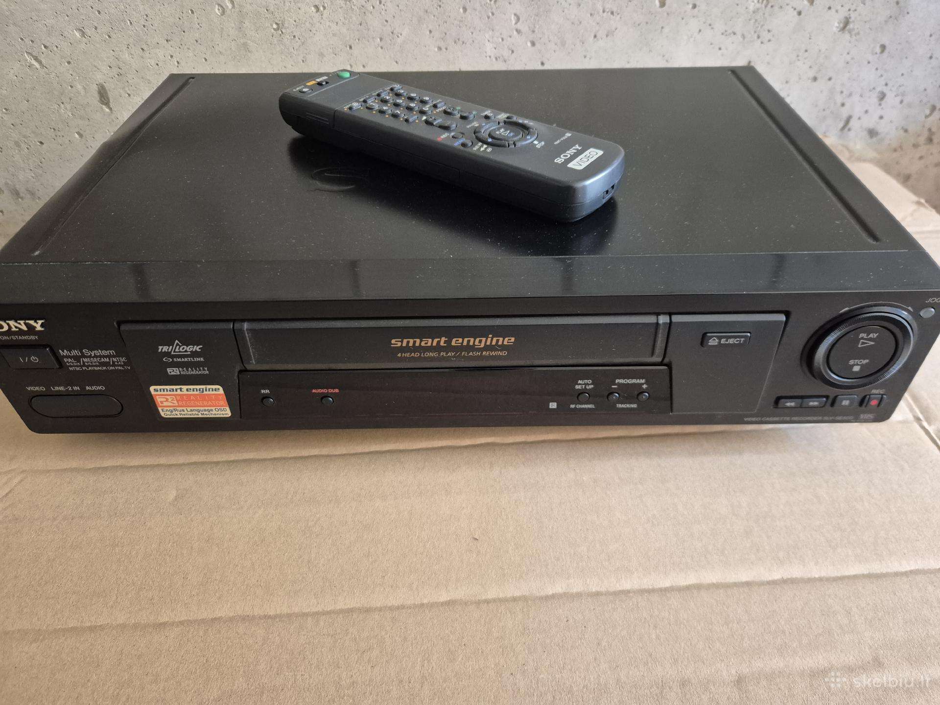 Sony vhs grotuvas