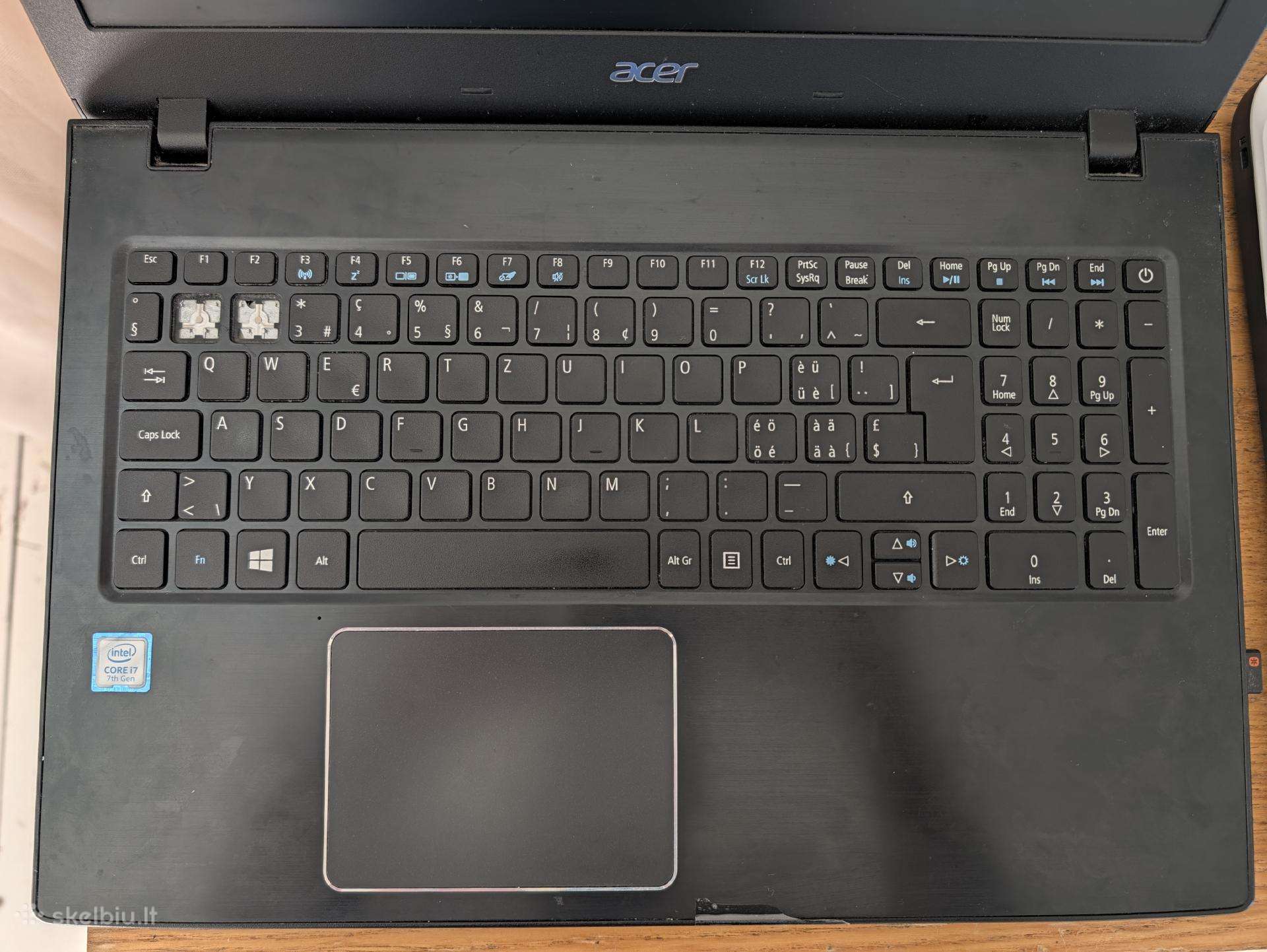 Acer Aspire E5-575 i7 – galingas nešiojamas