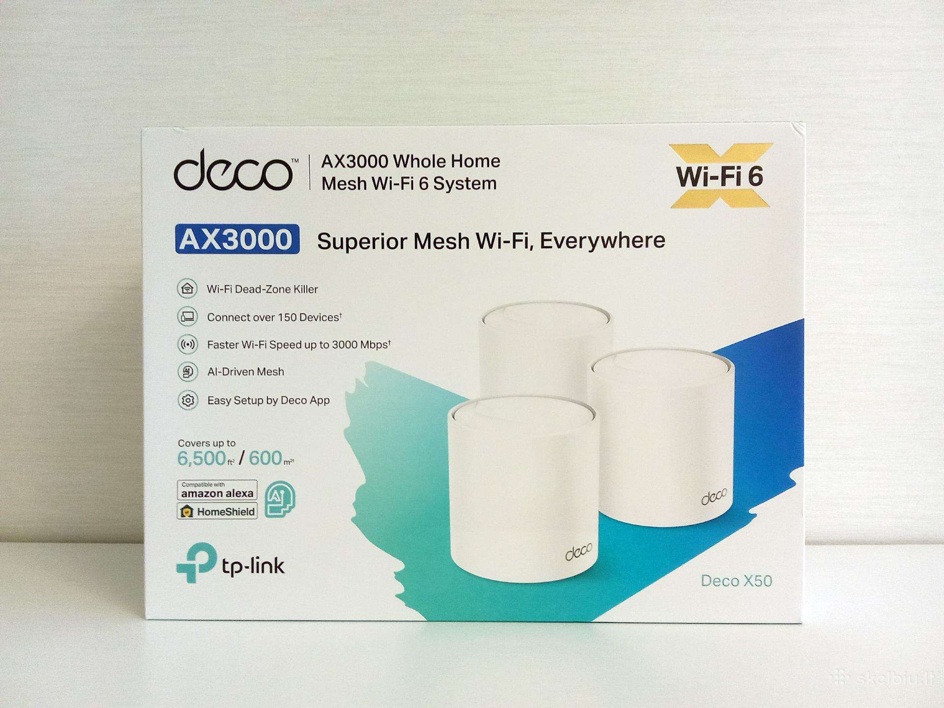 Tp-link Deco X50 (3 vnt)