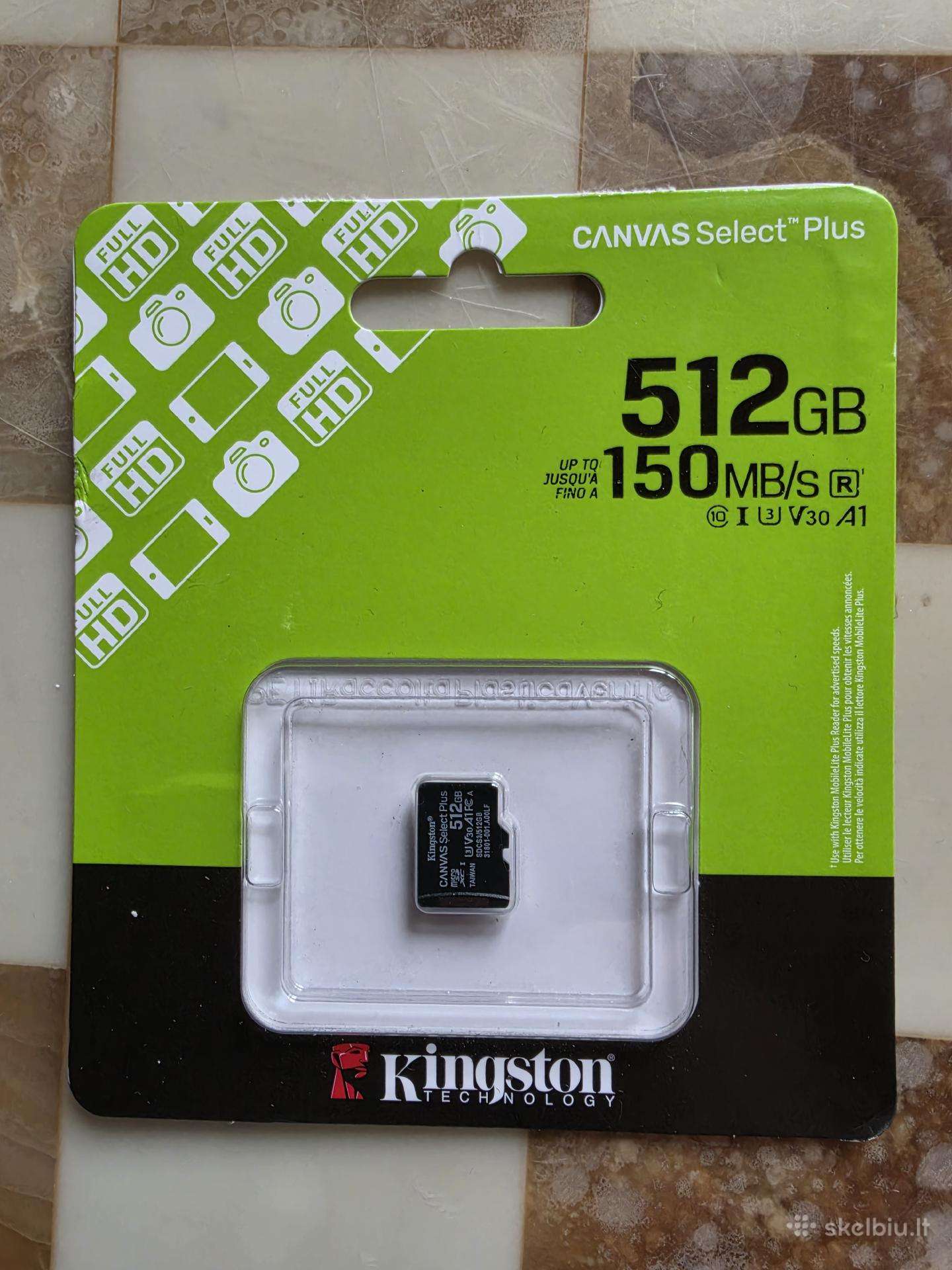 Kingston Canvas Select Plus 512gb microsdxc