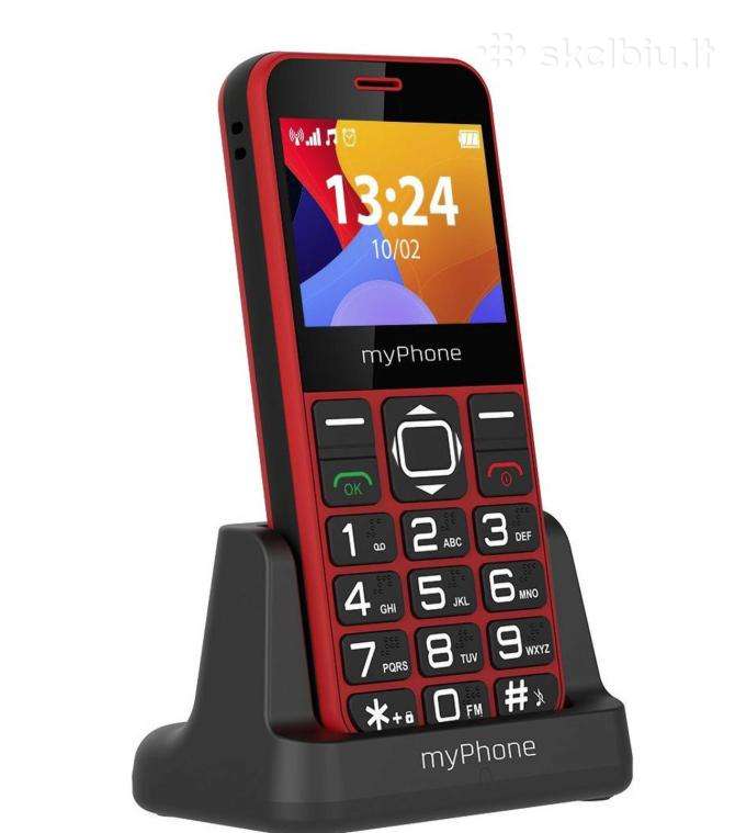 Mygtukinis telefonas Myphone Halo 3, 32 MB, raudon