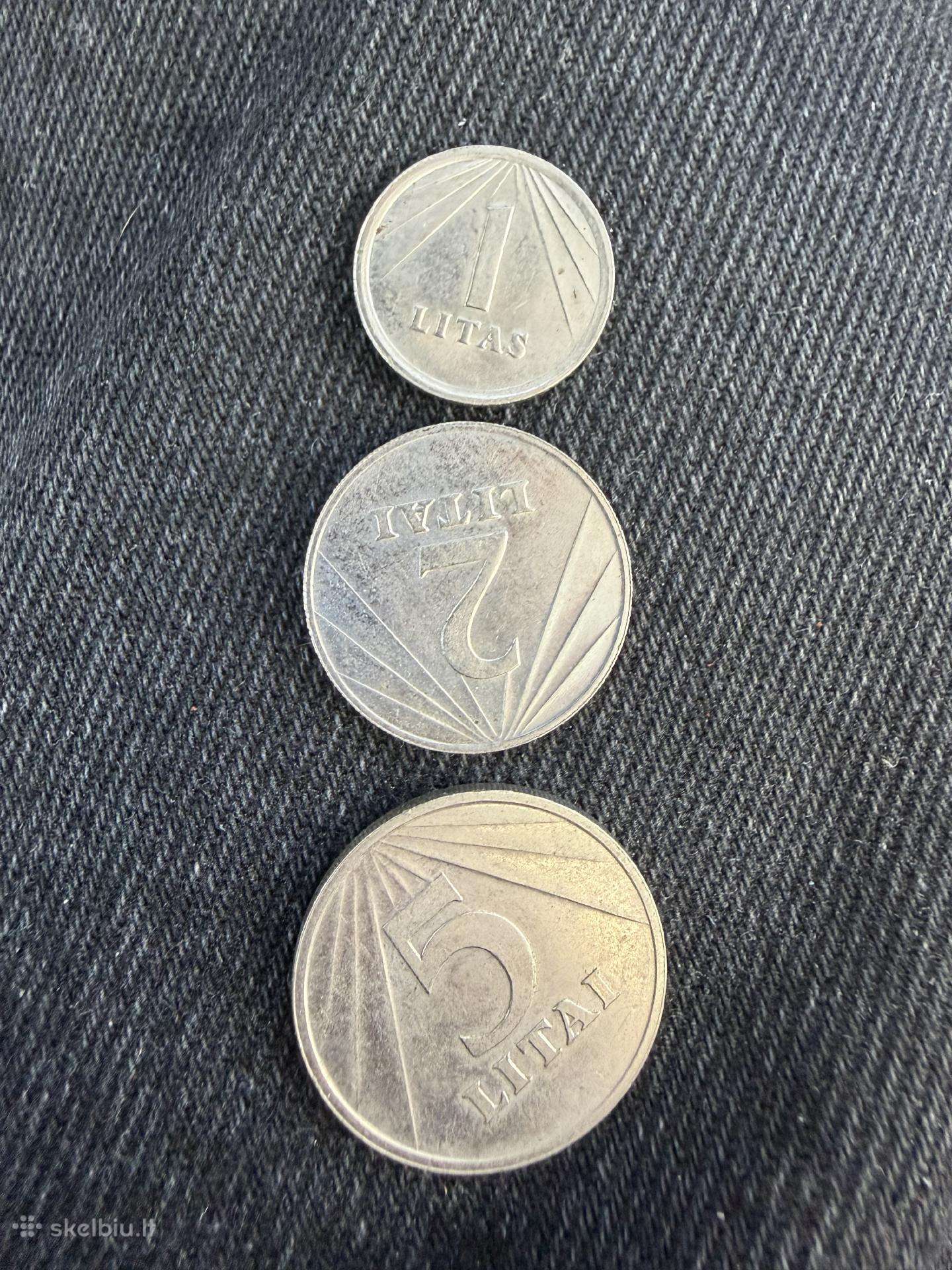 Parduodamas 1991 metų Lietuvos monetų komplektas
