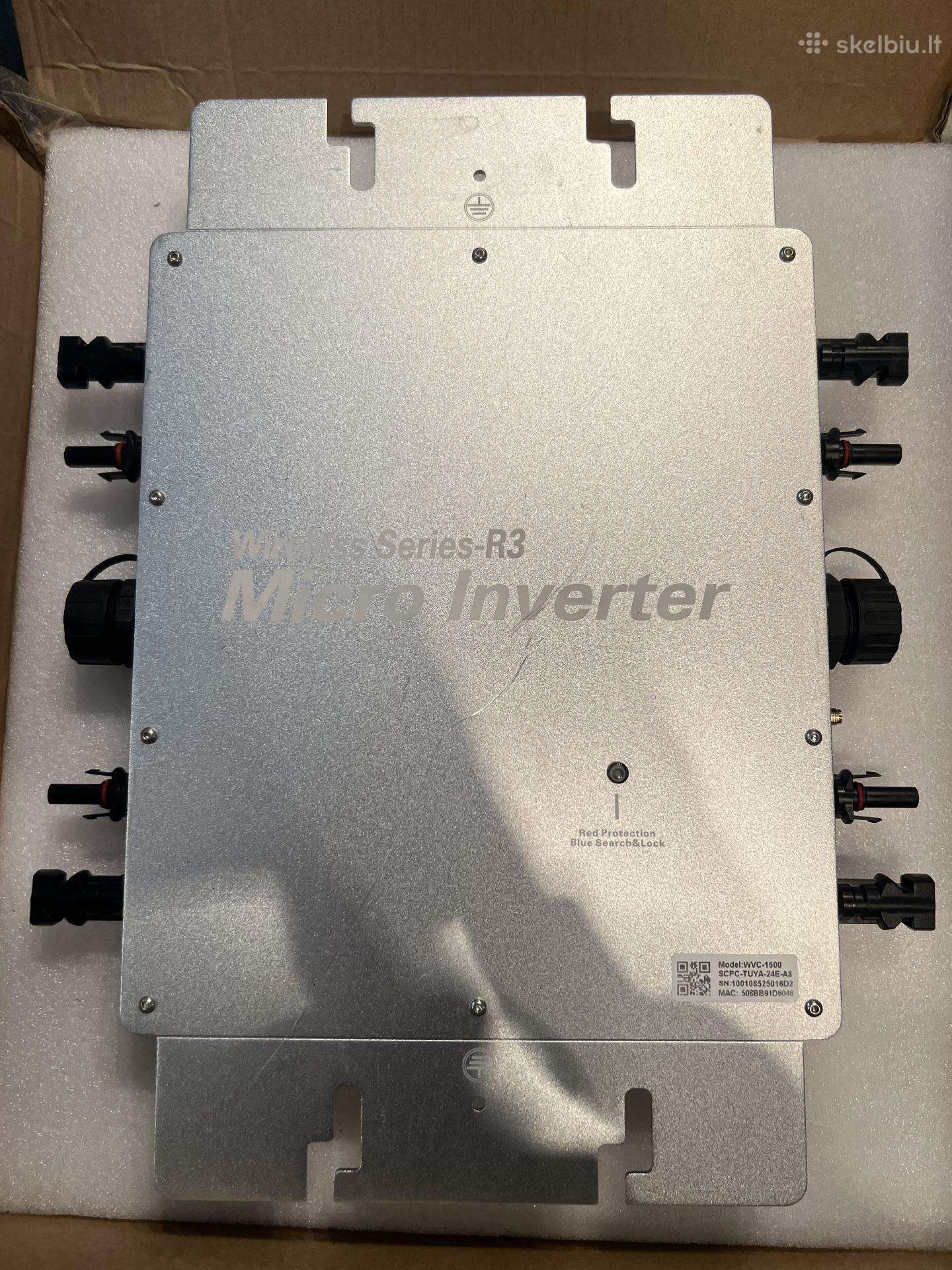 Wvc-1600 1600 W mikroinverteris saulės elektrinei