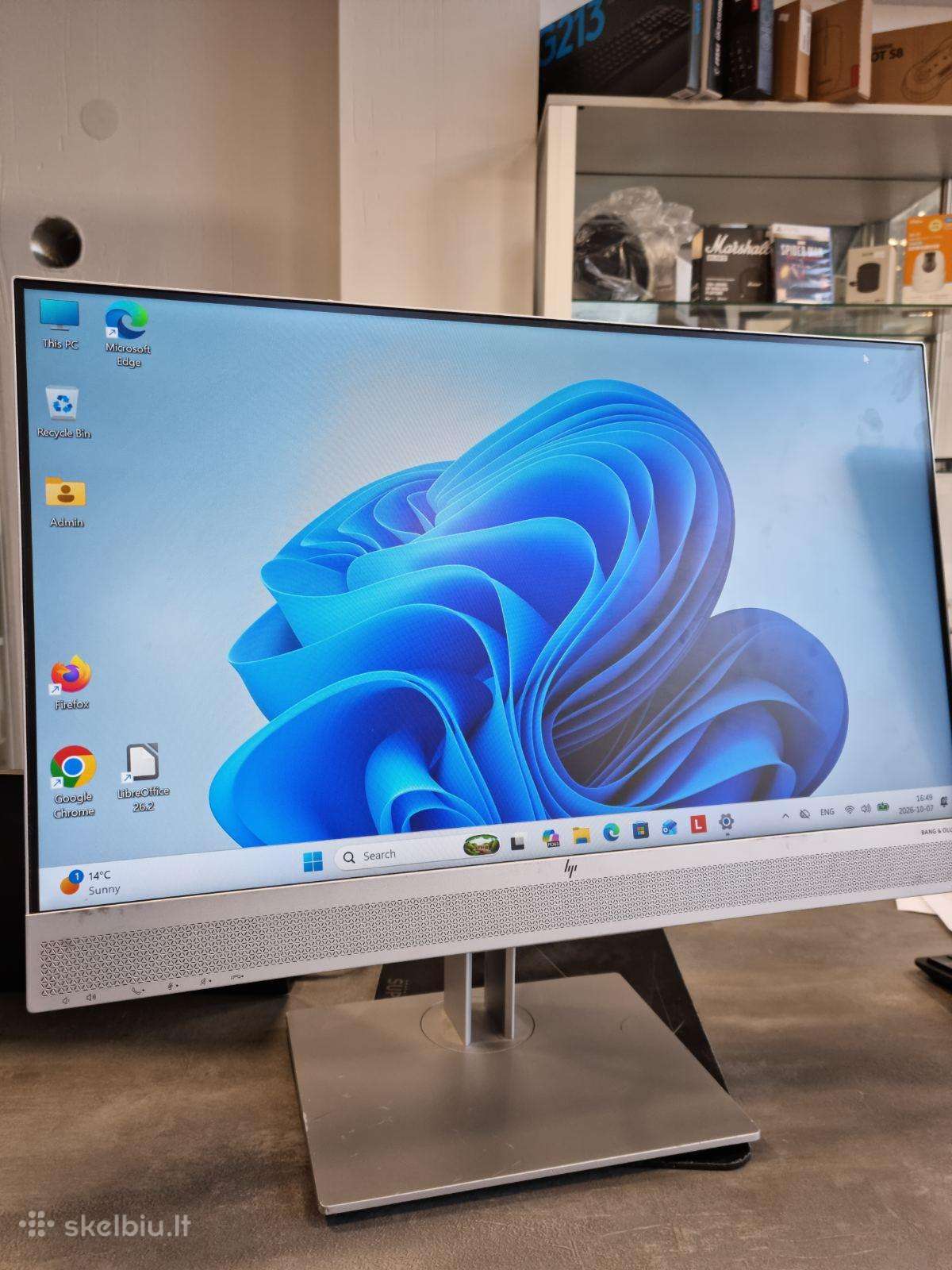 Monitorius Hp Elitedisplay E243m Fhd Webcam