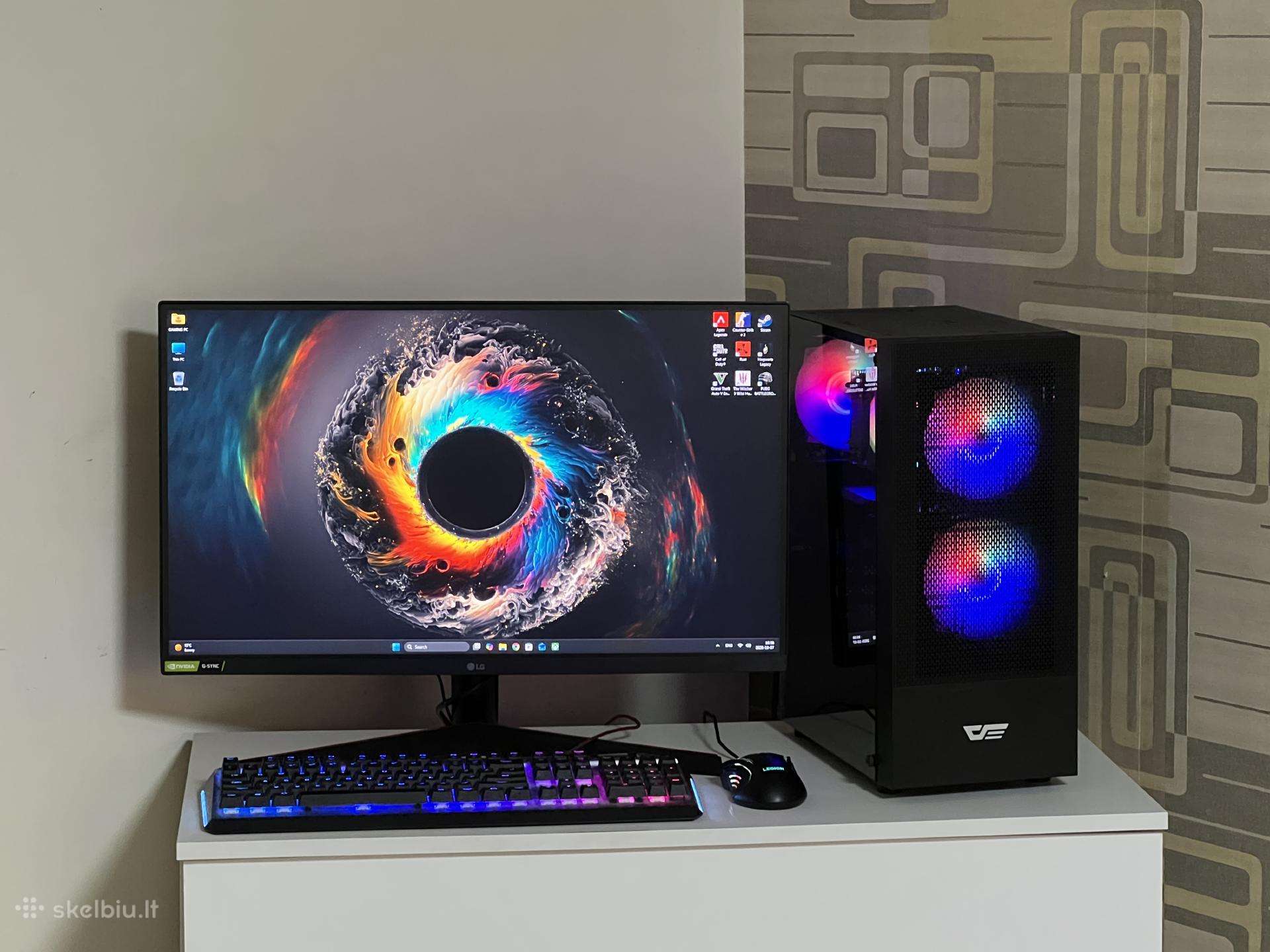 Parduodamas Stac. Su Rtx 3060ti, Ryzen 5, 32/512gb