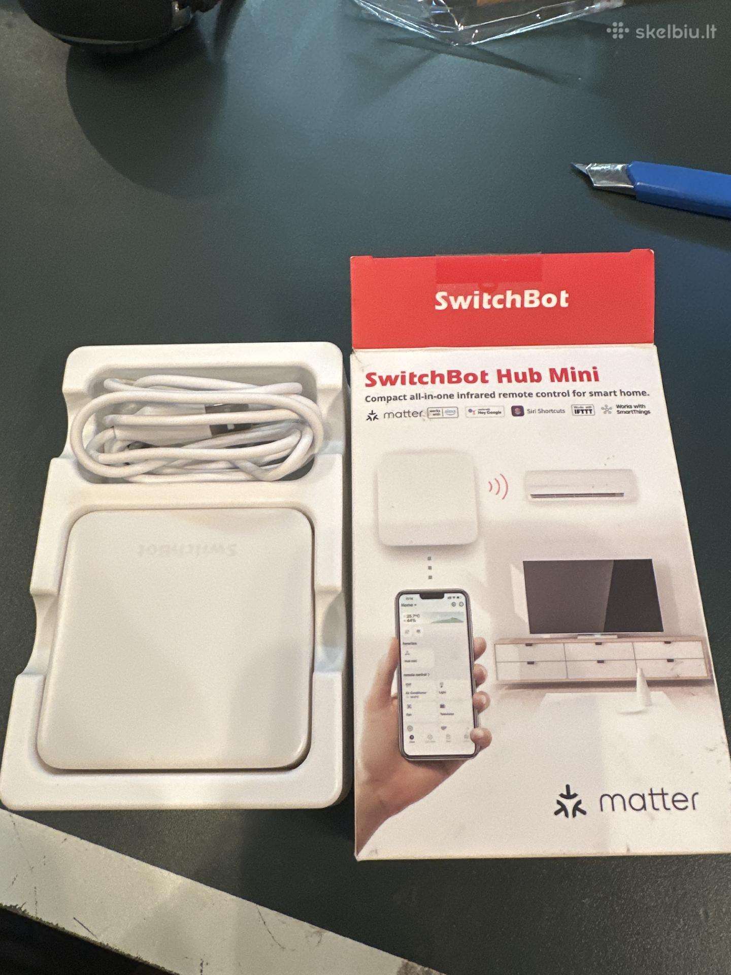 Switchbot Hub Mini Matter išmanusis namų centras
