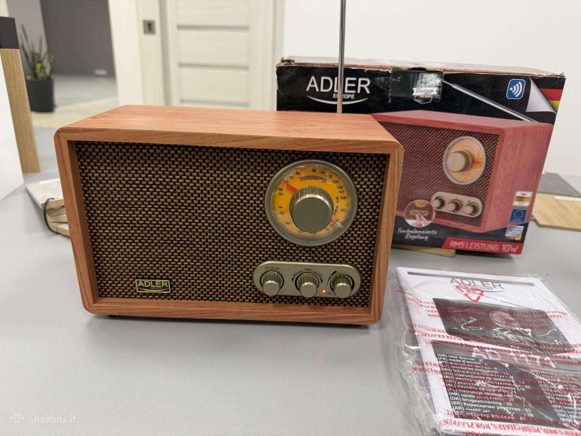 Adler Ad 1171 retro radijas su bluetooth