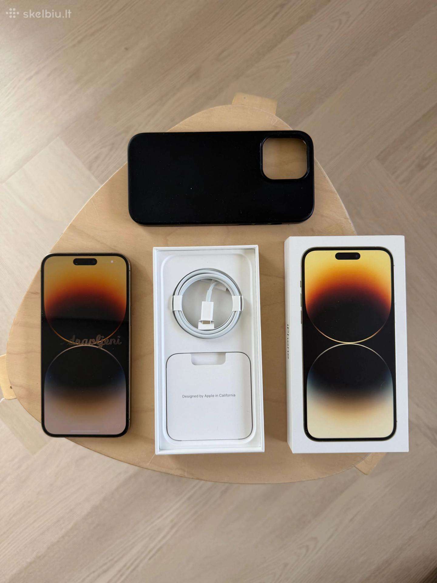 iPhone 14 pro max 128gb gold su dokumentais