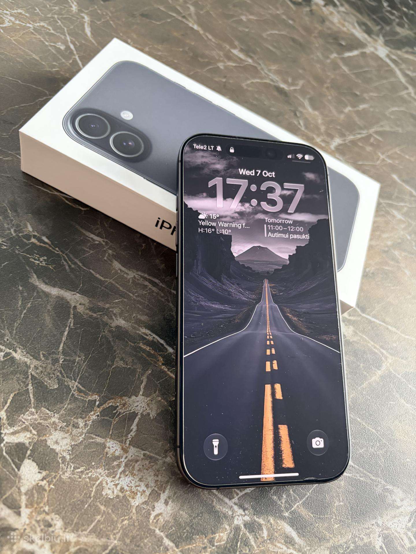 iPhone 17, Juodas 256gb