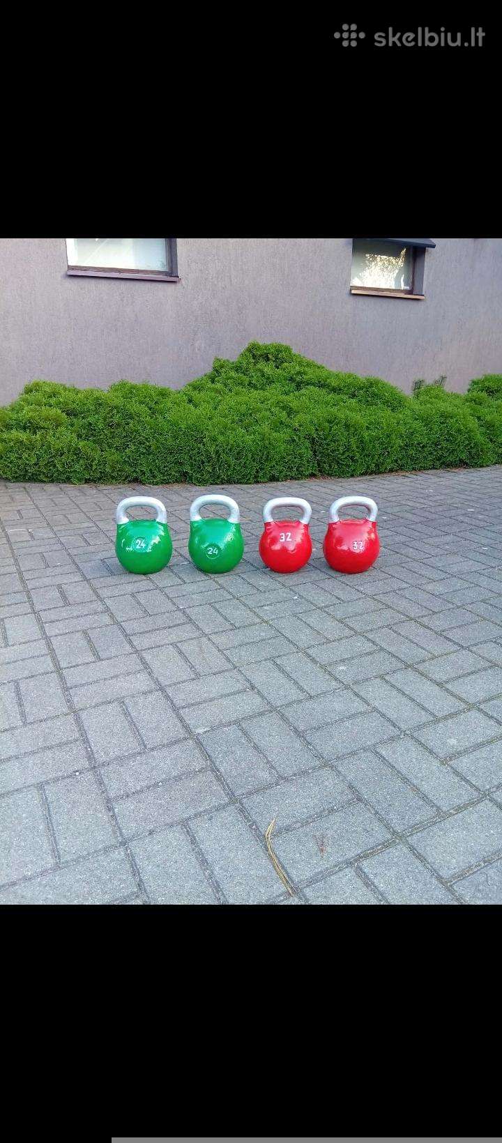 32-24-12-16/34kg.metalinės geros sportinės girės
