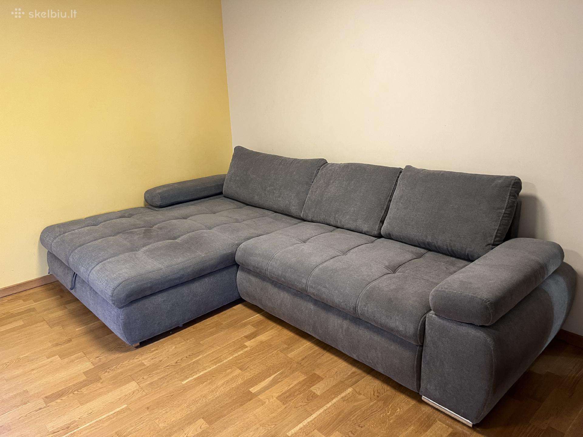 Ištraukiama sofa kampas