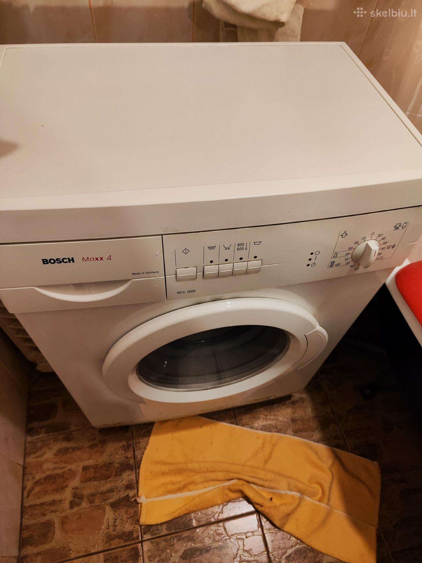 Naudota siaura skalbimo mašina Bosch Maxx4