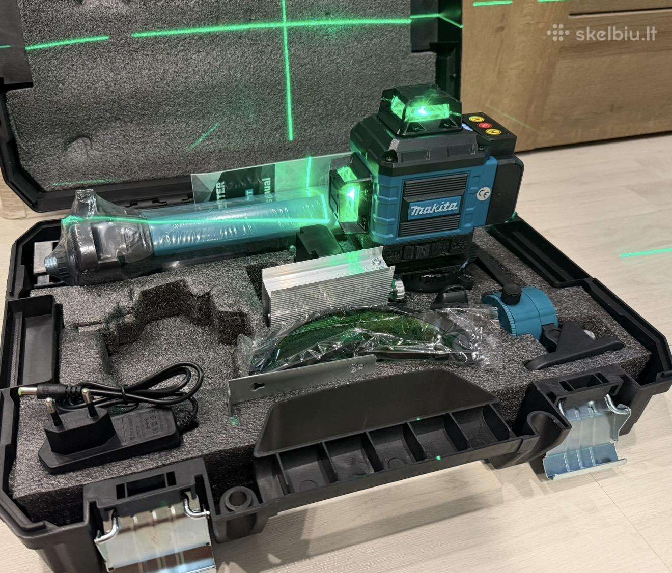 Statybinis lazeris (Makita) nivelyras 16 linijų