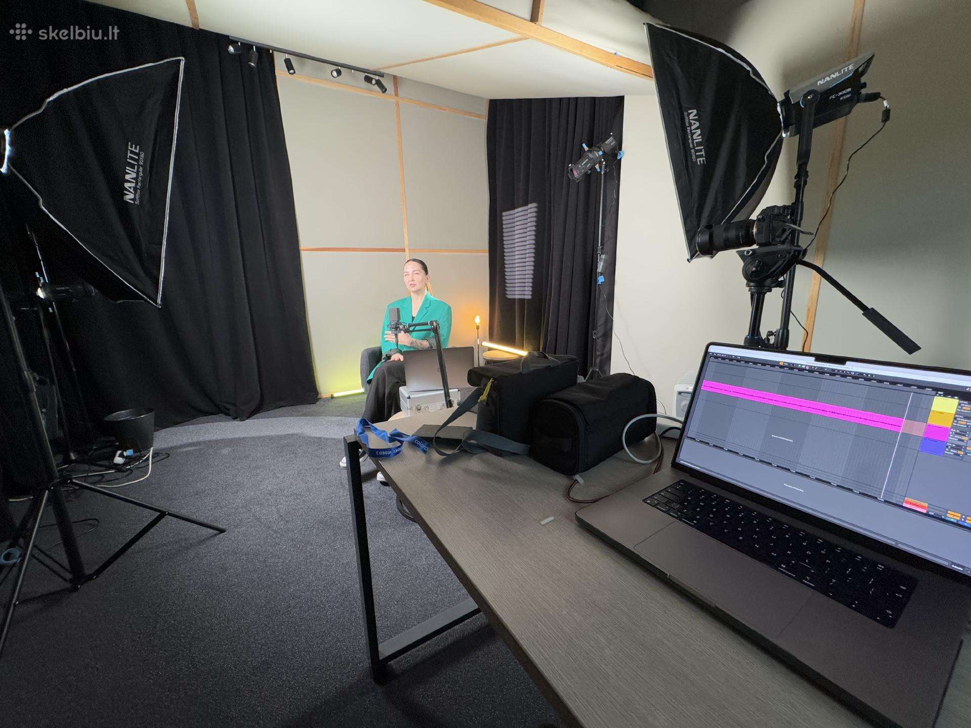 Filmavimas, Video podcast studija, transliacijos