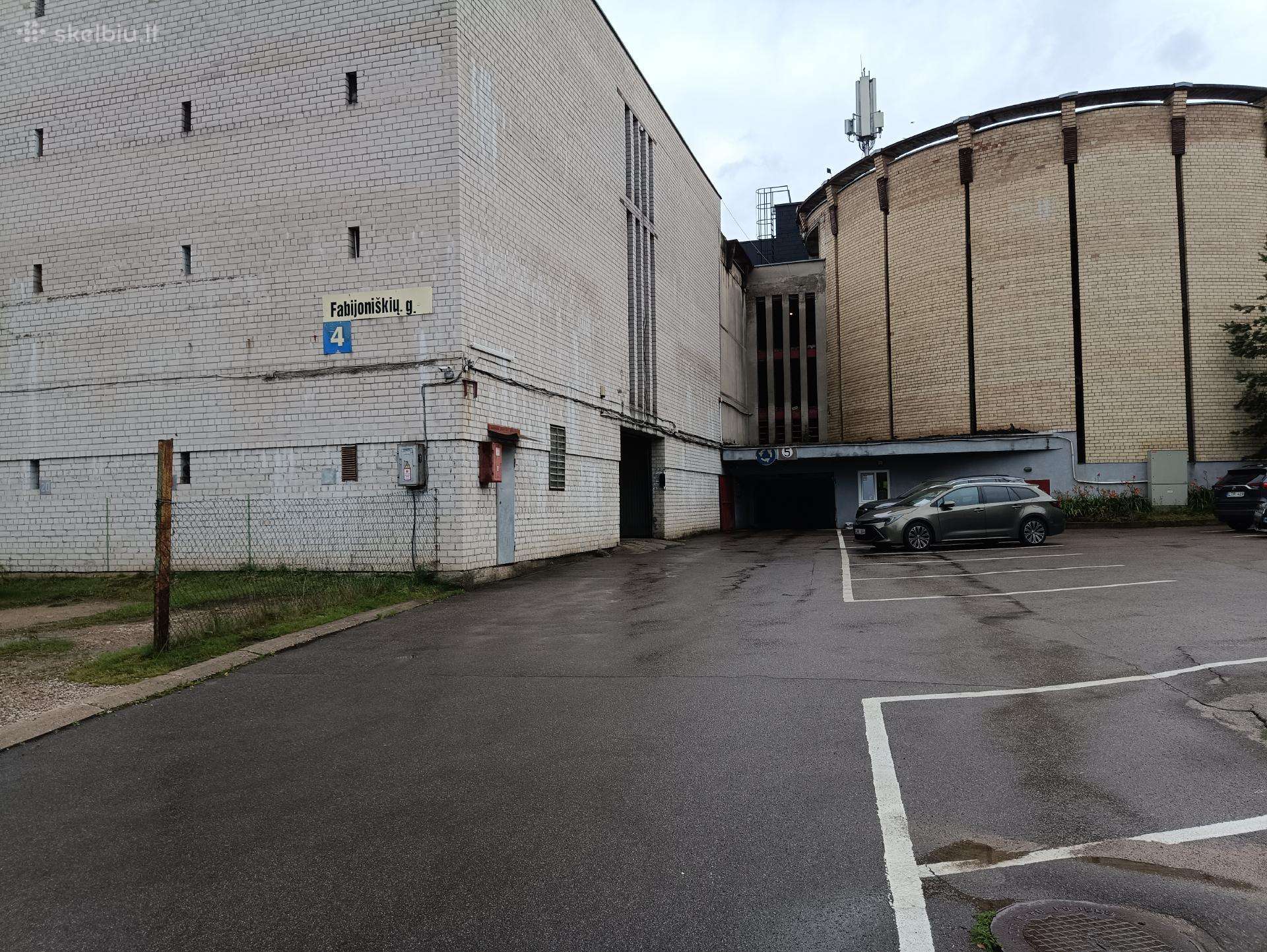 Garažas nuoma Fabijoniškių 4