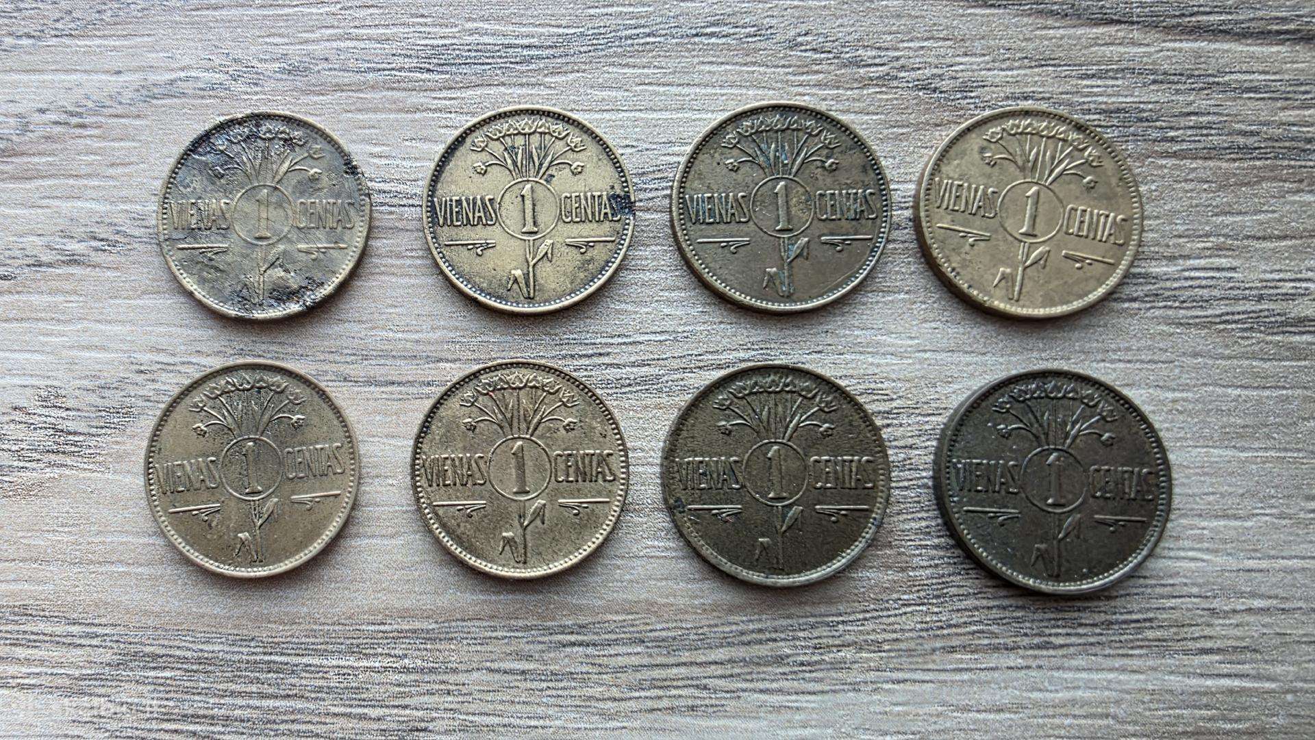 1925 metų smetoniški 1 centai