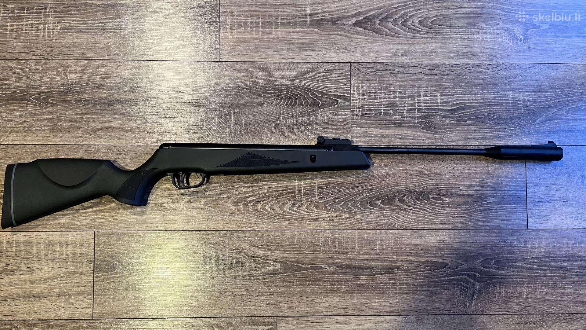 Orinis šautuvas su duslintuvu 4,5mm