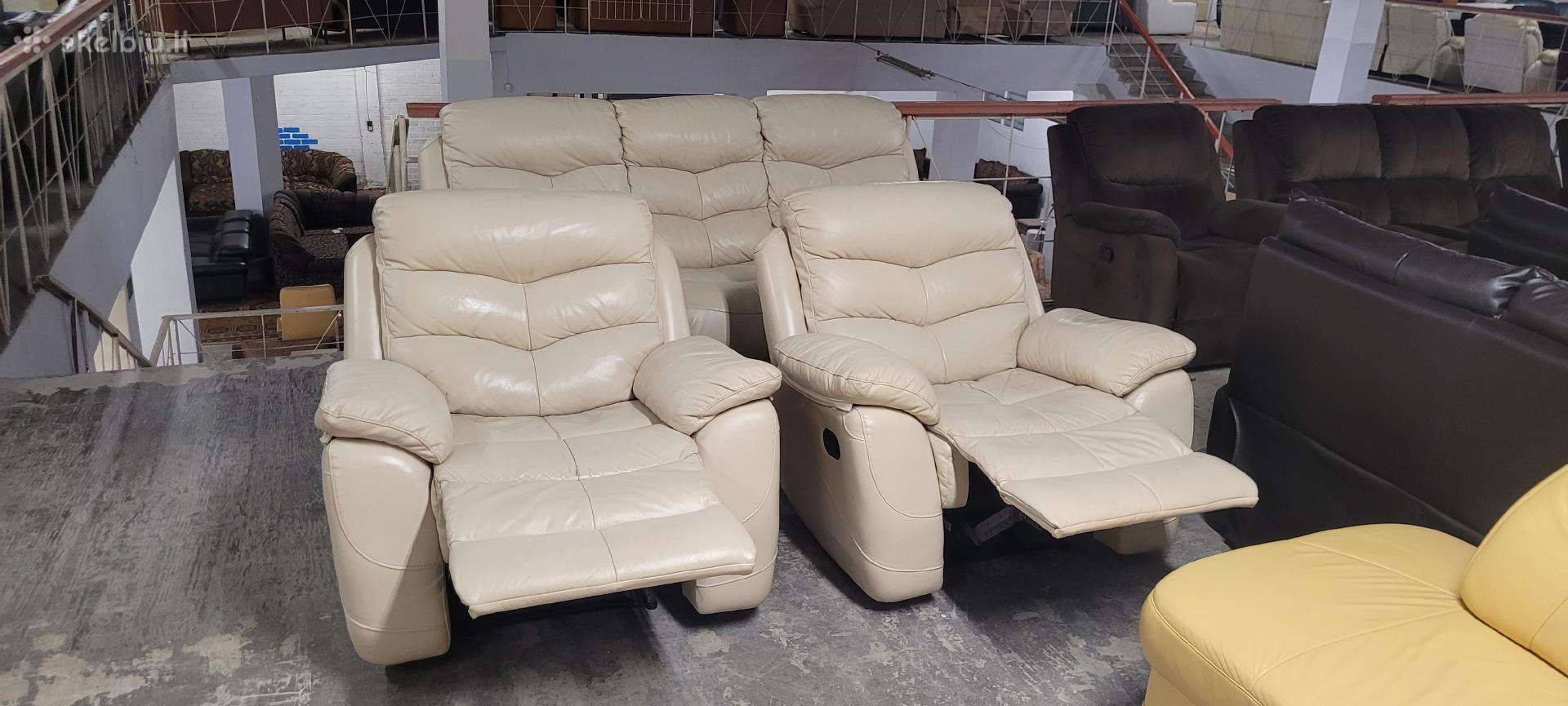 Reglaineris Odinis komplektas 3+1+1 Sofa lova