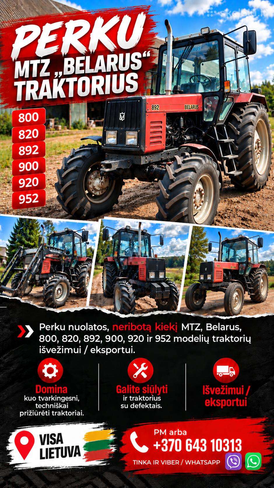 Perku Mtz, Belarus traktorius
