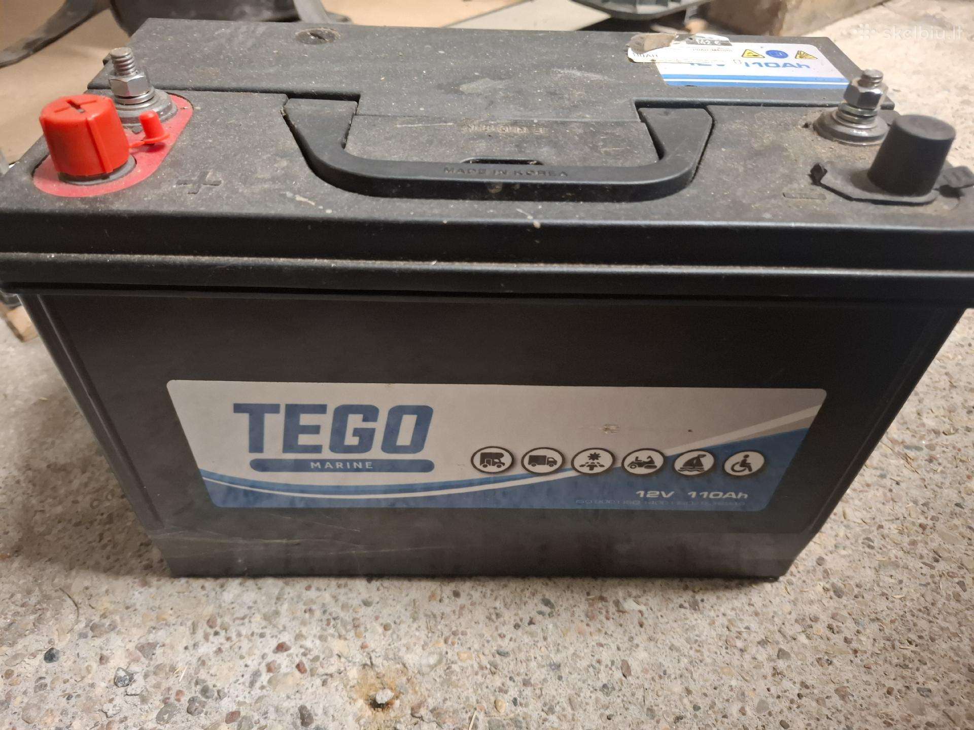 Gilaus iškrovimo akumuliatorius Tego 12v 110ah