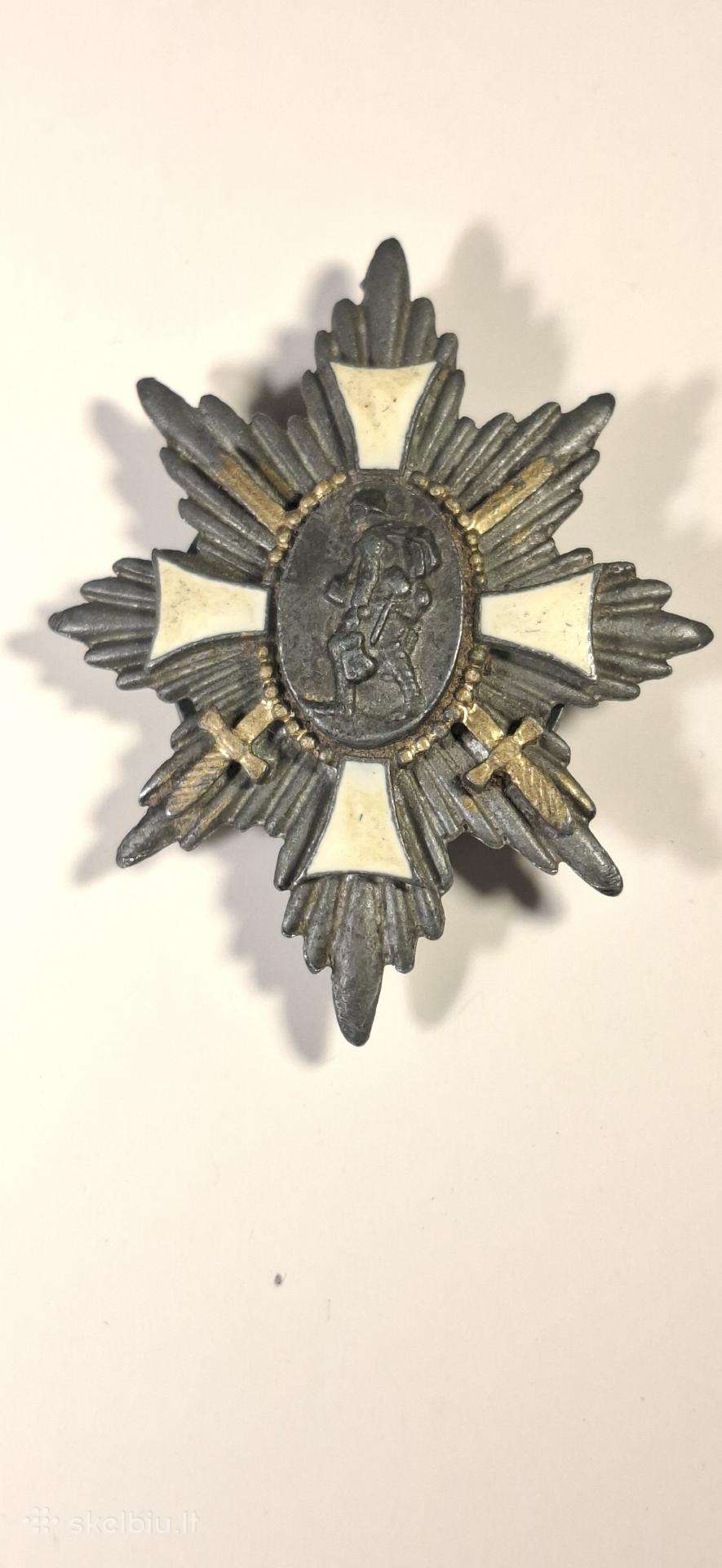 Vokiškas 1 p.k. veterano ženklas
