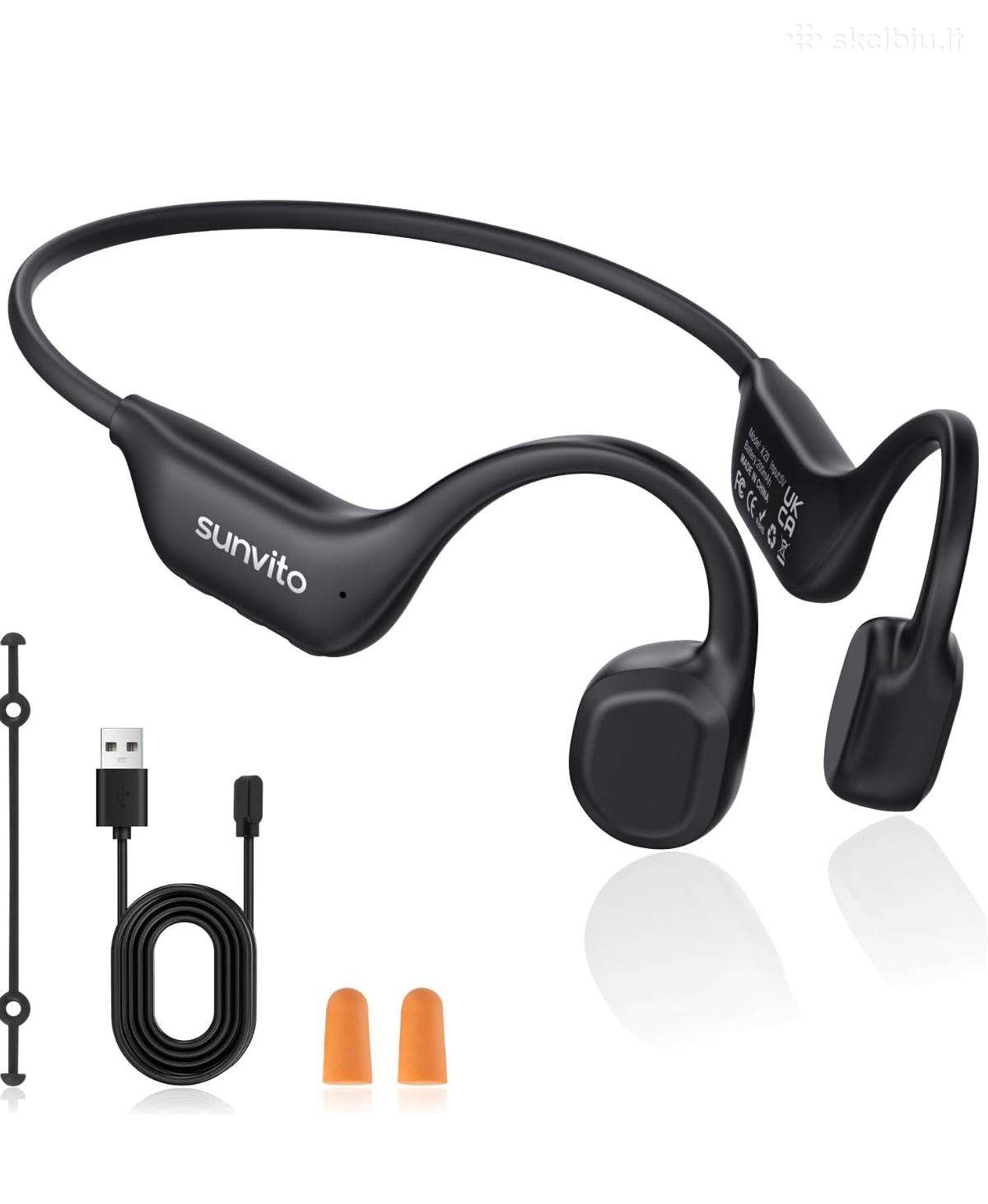 Belaidės bluetooth sportinės ausinės Sunvito