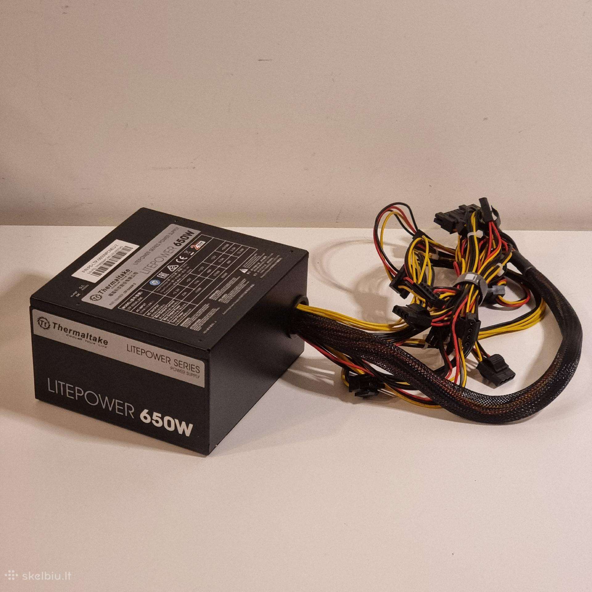 Thermaltake Litepower 650w maitinimo blokas