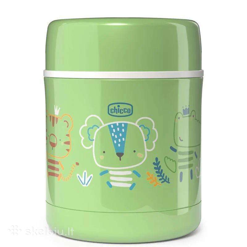 Chicco Go Out maisto termosas, 300 ml, žalias