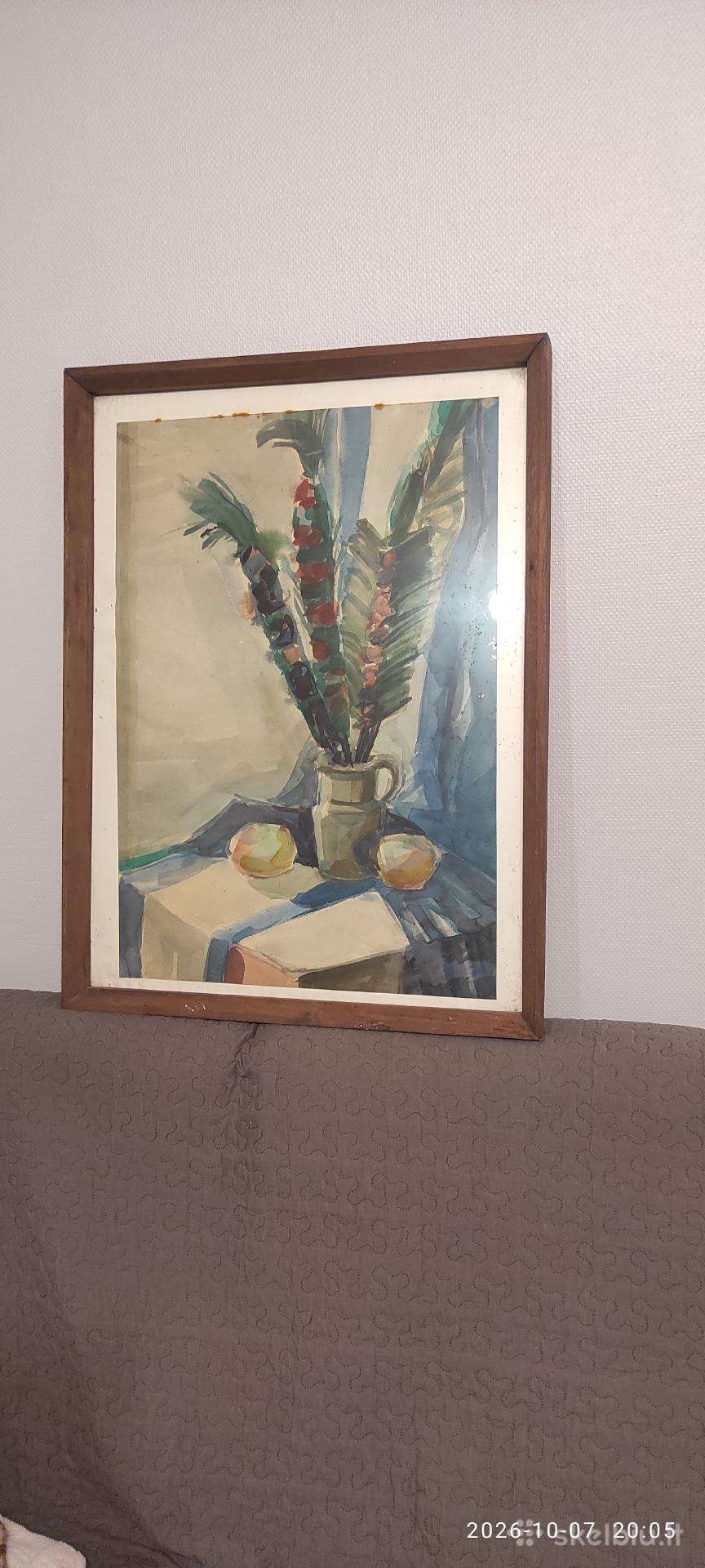 Senas paveikslas su rėmeliu 60x80