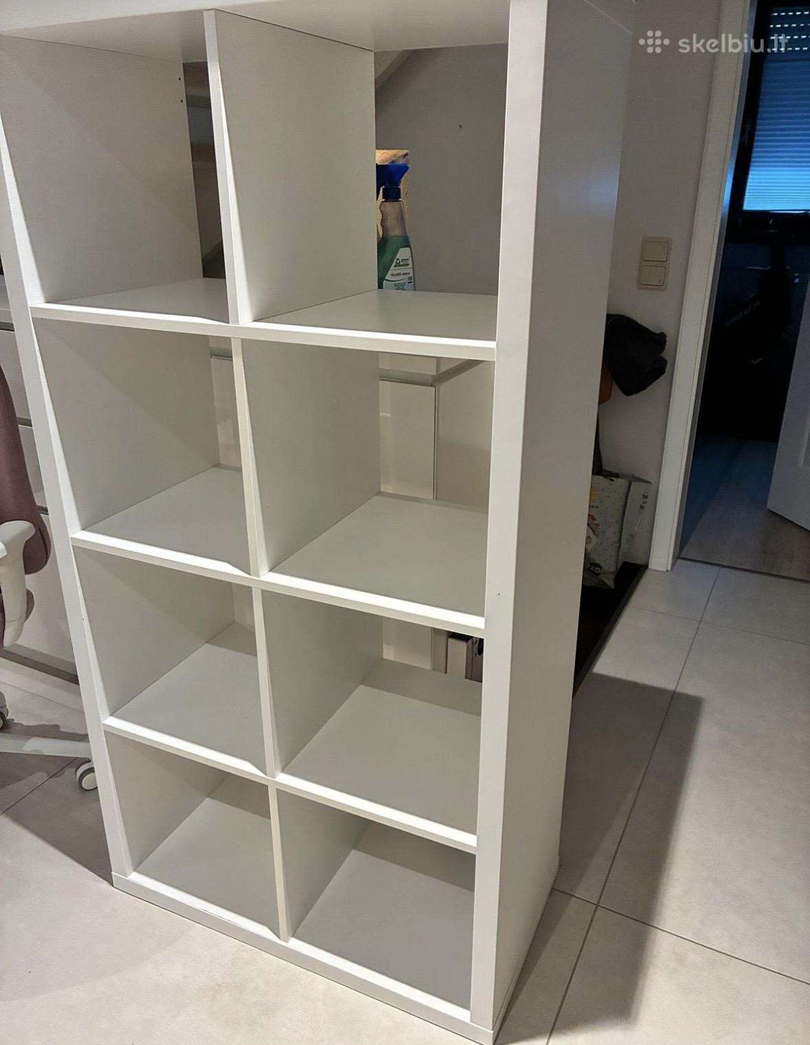 Ikea Kallax lentyna, balta
