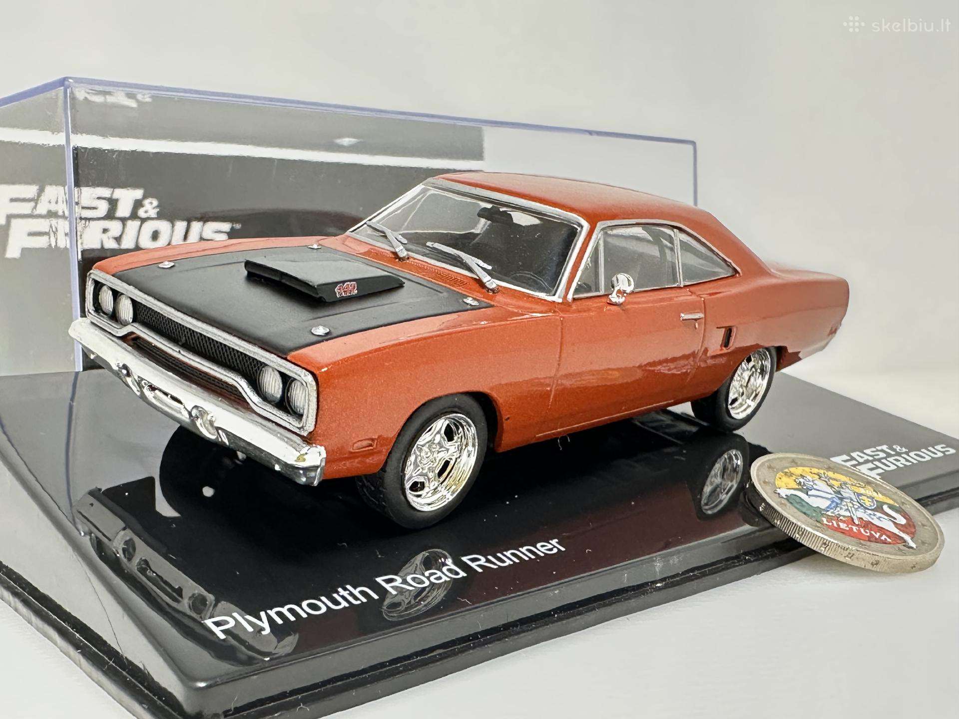 Plymouth Road Runner 1970 Dominic Toretto 1:43