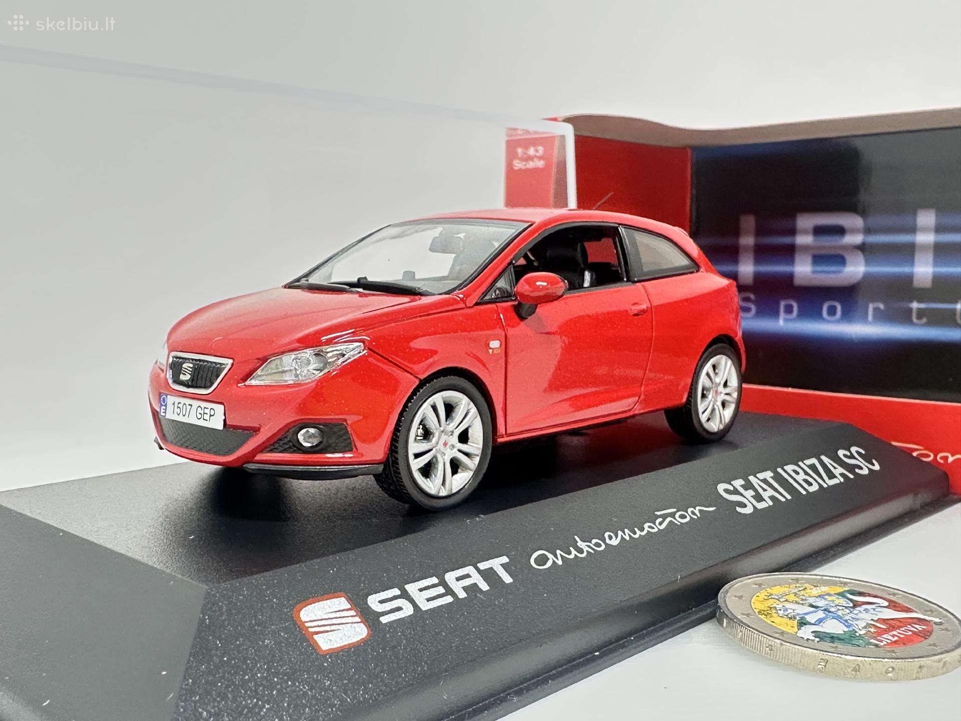 Seat Ibiza Sc 2008 raudona 1:43 Fischer