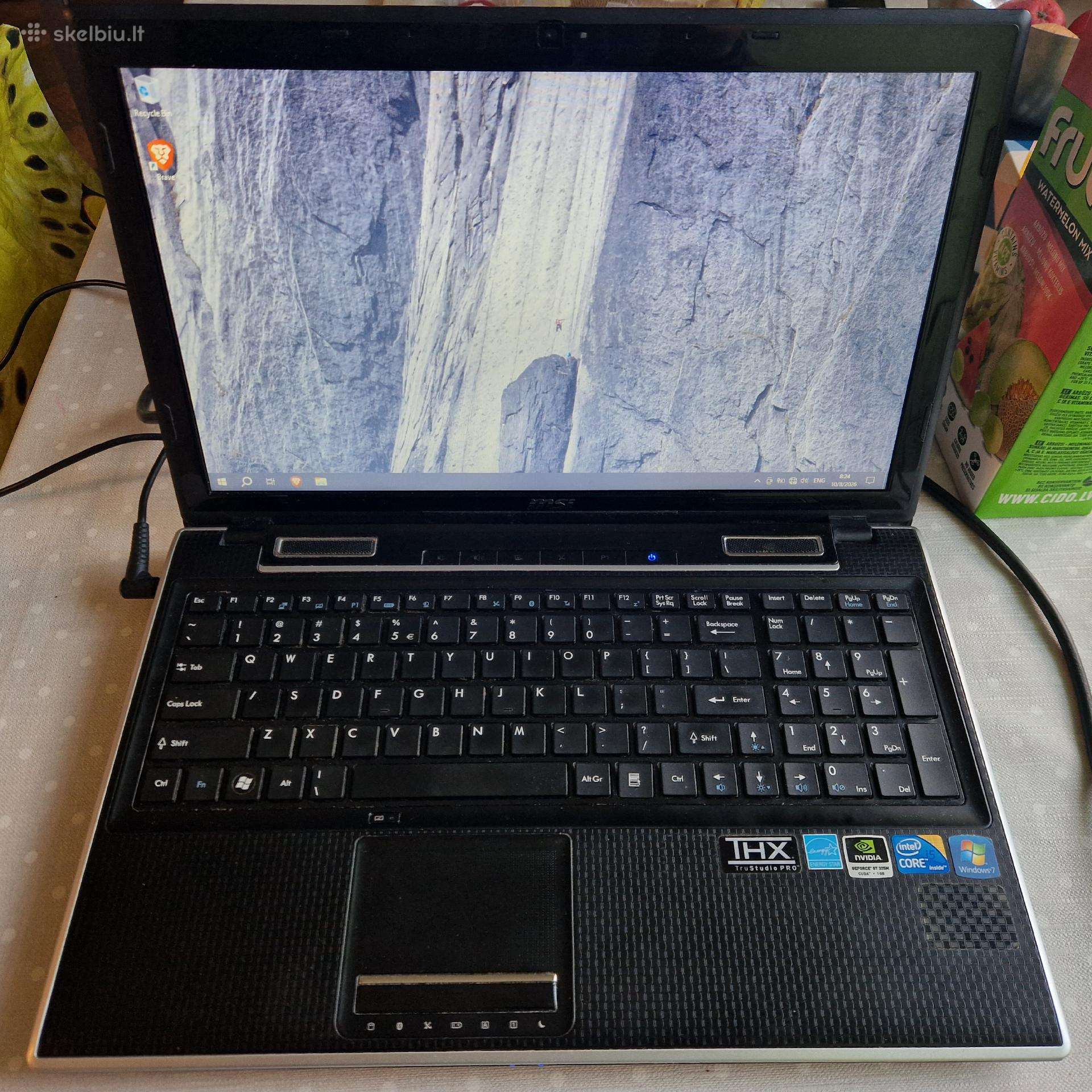 Msi nešiojamas su SSD disku