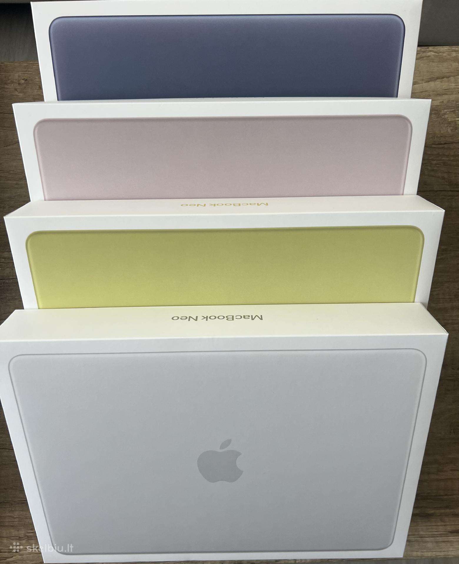 Nauji MacBook Neo 256gb visu spalvu
