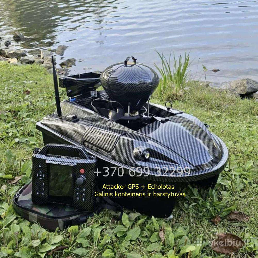 Attacker M60 Pro 116 tšk GPS su Echolotu iki 300m