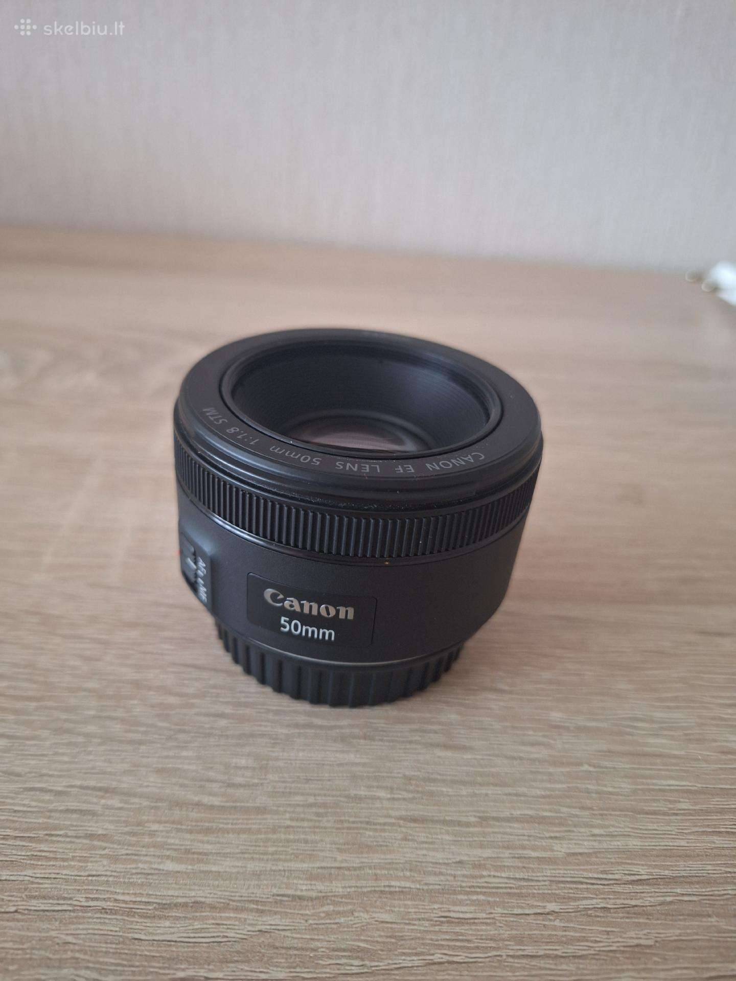 Canon Ef 50mm f/1.8 Stm objektyvas