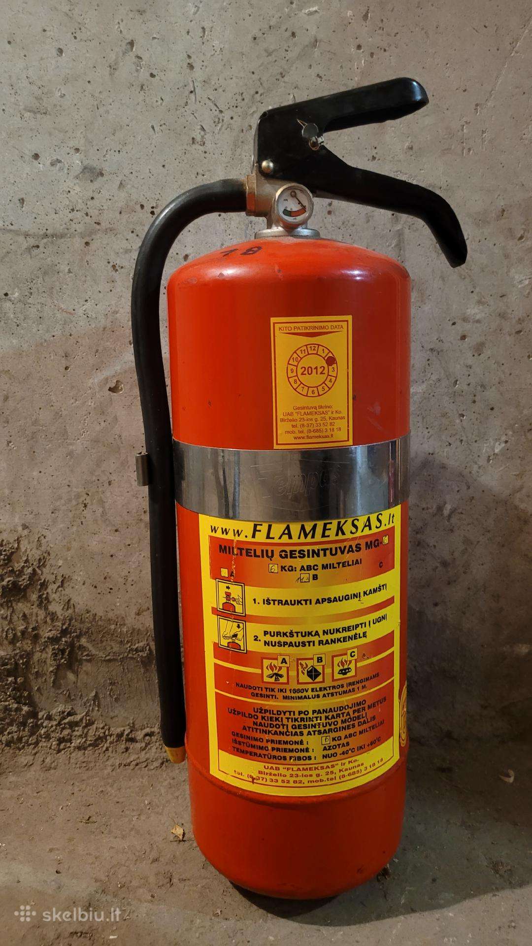 Gesintuvas 6kg