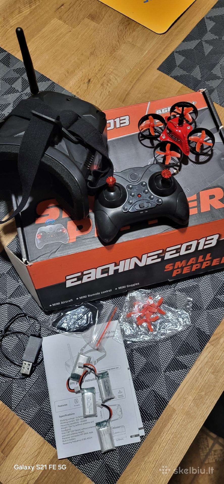 Fpv mini dronas eachine small peper