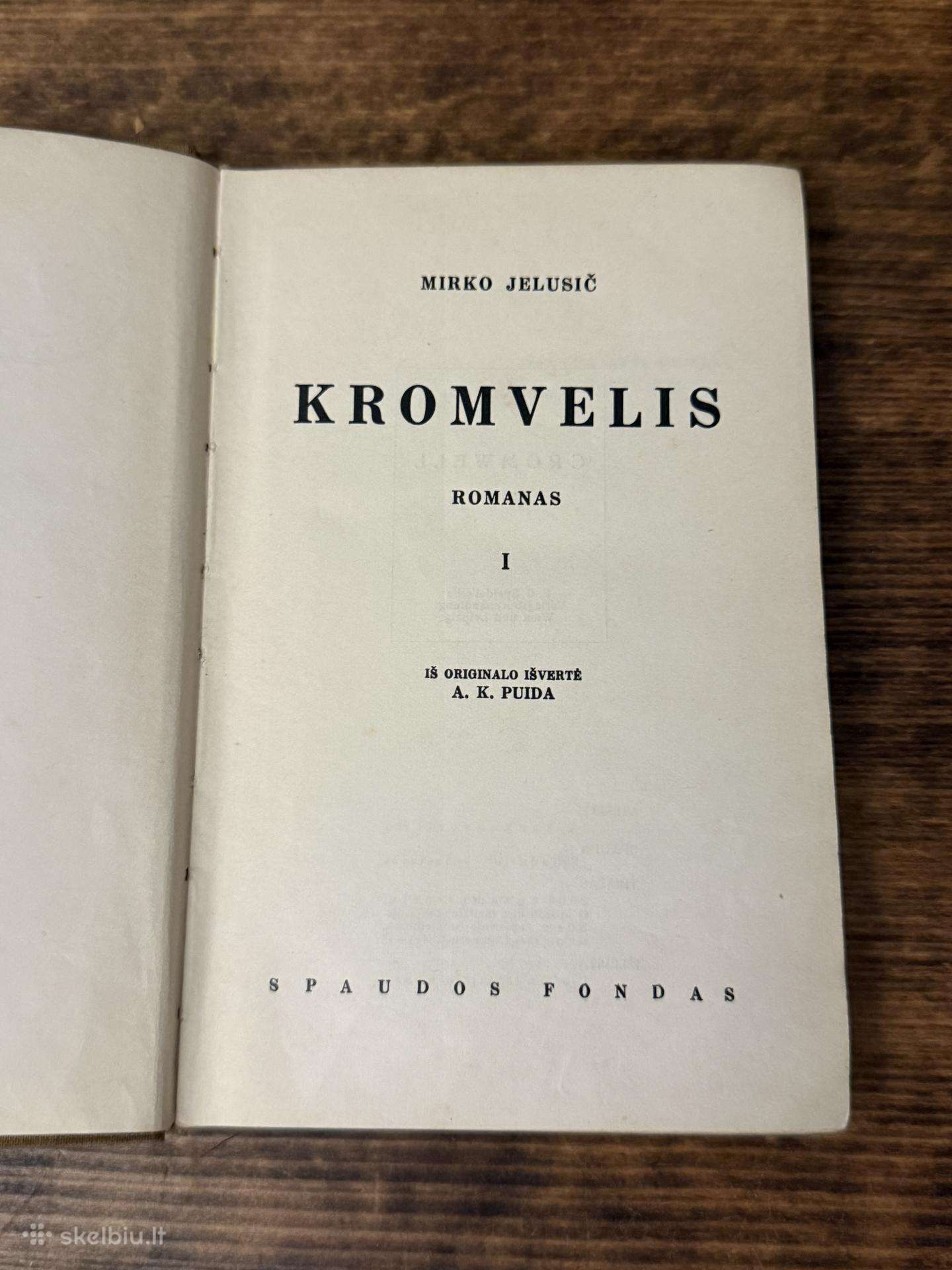 Kromvelis 1 d. 1936 m.