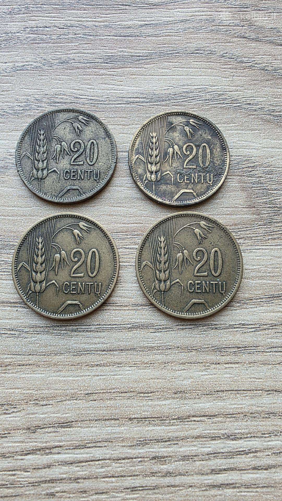 1925 metų smetoniški 20 centų